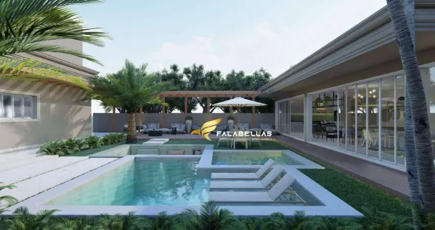 Casa com 3 dormitórios à venda, 222 m² por r$ 3.500.000,00 - 7 lagos - itatiba/sp