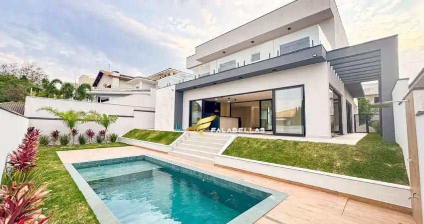 Casa com 4 dormitórios à venda, 350 m² por r$ 3.190.000,00 - loteamento portal do paraiso - jundiaí/sp