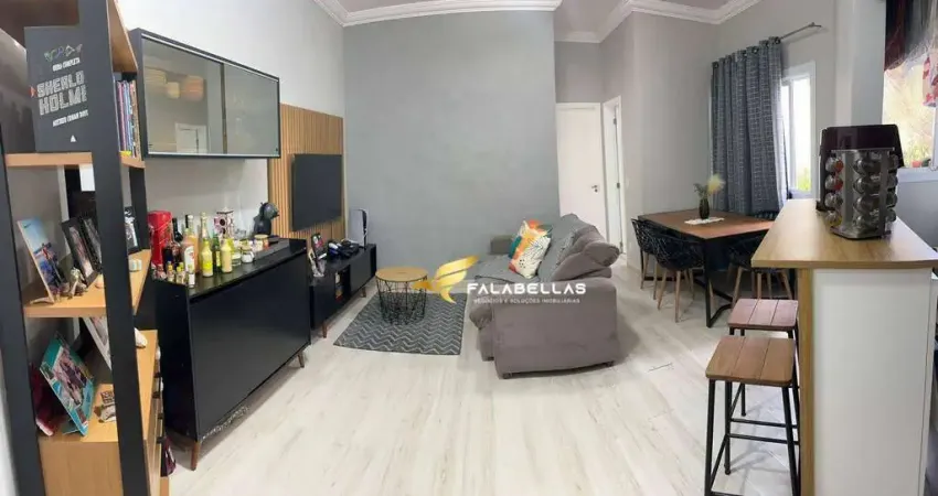 Apartamento com 2 dormitórios à venda, 48 m² por r$ 340.000,00 - nova cidade jardim - jundiaí/sp