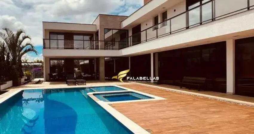 Casa com 4 dormitórios à venda, 600 m² por r$ 8.900.000,00 - parque da represa - jundiaí/sp