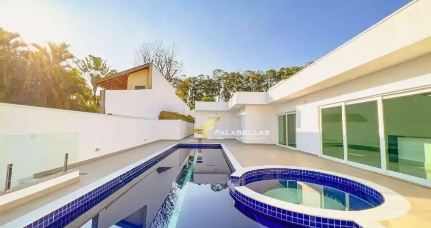 Casa com 4 dormitórios à venda, 519 m² por r$ 4.400.000,00 - condomínio estância marambaia - vinhedo/sp
