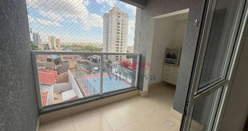 Apartamento com 3 dormitórios para alugar, 88 m² por R$ 4.510,00/mês - Vila Sfeir - Indaiatuba/SP