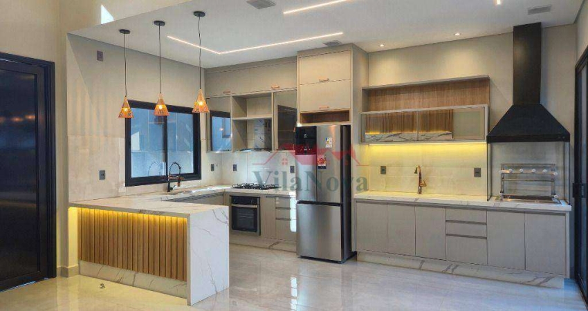 Casa com 3 dormitórios à venda, 125 m² por R$ 1.270.000,00 - Condomínio Vila Ytu - Indaiatuba/SP