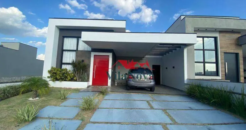 VENDE-SE ÓTIMA CASA COM 3 QTS, 1 SUÍTE, 4 VAGAS NO CONDOMÍNIO MILANO EM INDAIATUBA SP!