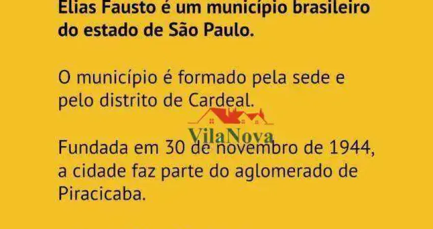 Terreno à venda, 250 m² por R$ 200.000,00 - Elias Fausto - Elias Fausto/SP