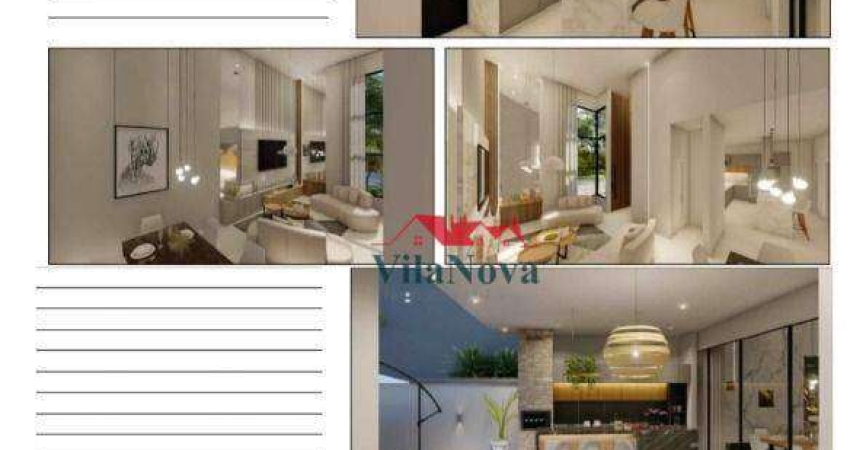 Casa com 3 dormitórios à venda, 205 m² por R$ 1.596.000,00 - Residencial Evidências  - Indaiatuba/SP