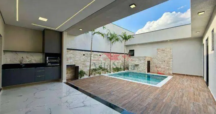 Casa com 3 dormitórios à venda, 190 m² por R$ 1.790.000,00 - London Park - Indaiatuba/SP
