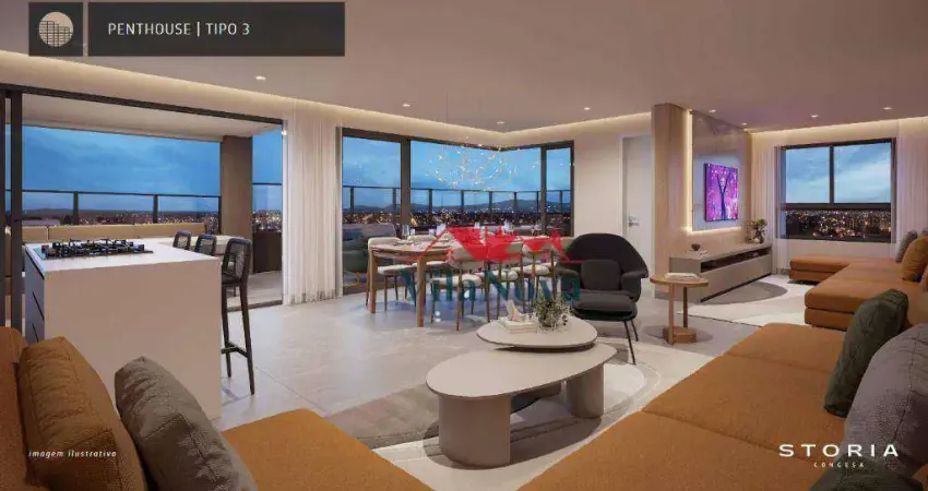 Apartamento com 3 dormitórios à venda, 86 m² por R$ 1.091.000,00 - Storia Congesa - Indaiatuba/SP