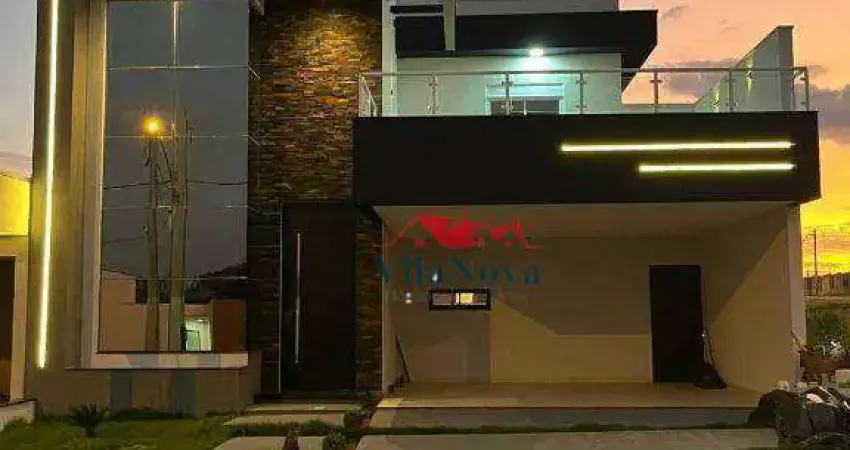 EXCELENTE CASA À VENDA COM 4 SUÍTES, LAVABO, ÁREA GOURMET, PISCINA E 4 VAGAS - COND. EVIDÊNCIAS - INDAIATUBA SP!