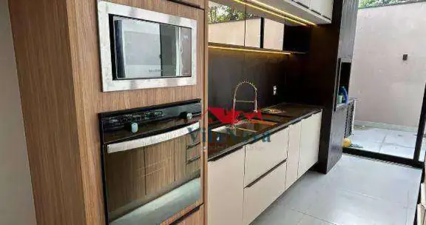Casa com 4 dormitórios sendo 2 suítes à venda, 258 m² por R$ 1.490.000 - Vila Rica - Indaiatuba/SP