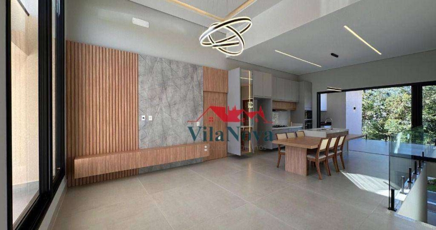 VENDO CASA TÉRREA COM 3 SUÍTE, PISCINA, VARANDA GOURMET E 4 VAGAS NO CONDOMÍNIO PARK GRAN RESERVE- INDAIATUBA - SP!