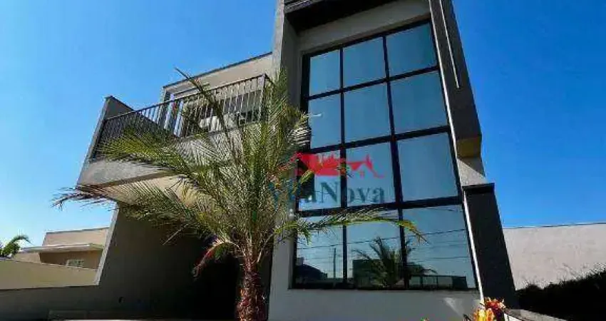 EXCELENTE CASA DE 4 SUÍTES, 1 SUÍTE COM CLOSET, ÁREA GOURMET, PISCINA E 4 VAGAS - CONDOMÍNIO MANTOVA - INDAIATUBA SP!