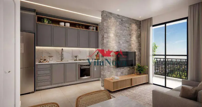 Apartamento com 2 dormitórios à venda, 63 m² por R$ 451.418 - Jardim Santiago - Indaiatuba/SP