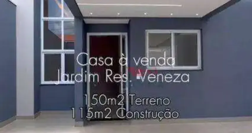 Casa com 3 dormitórios à venda, 100 m² por R$ 680.000,00 - Jardim Veneza - Indaiatuba/SP