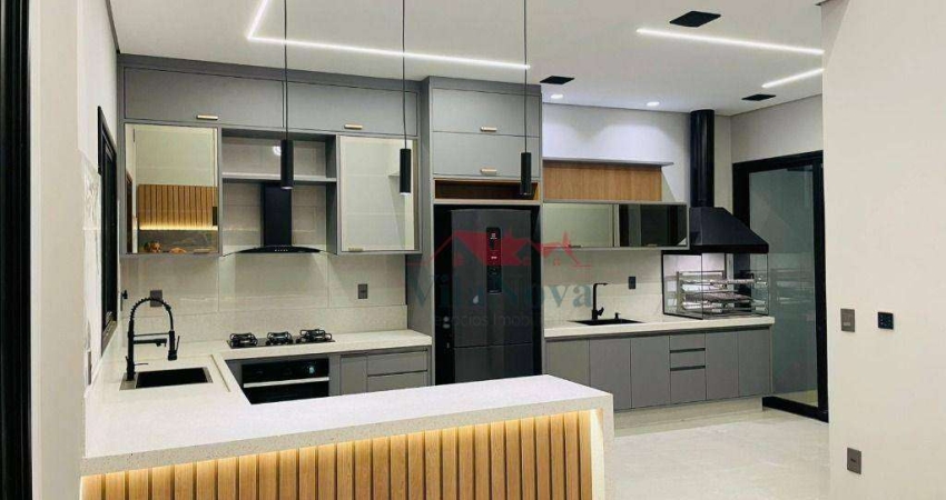 Casa com 3 dormitórios à venda, 108 m² por R$ 1.053.000,00 - Condomínio Vila Ytu - Indaiatuba/SP