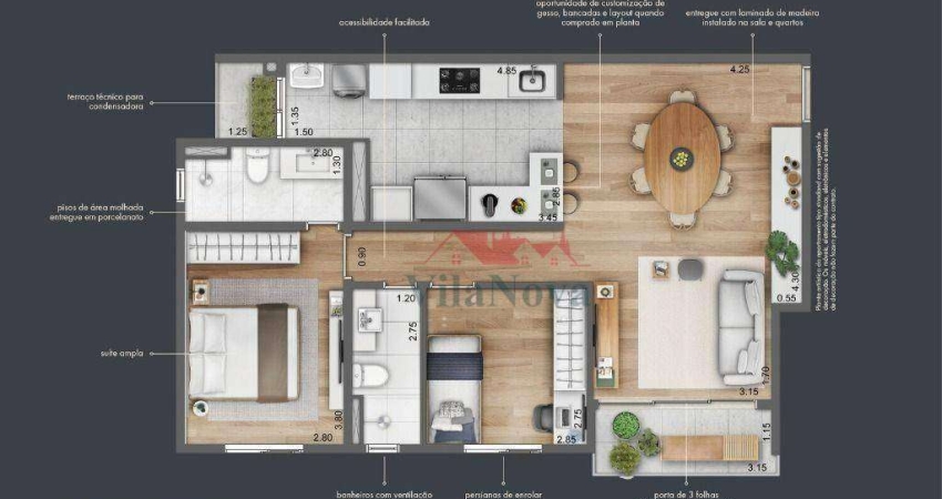Apartamento com 2 dormitórios à venda, 78 m² por R$ 750.000,00 - Essenziale Due - Indaiatuba/SP