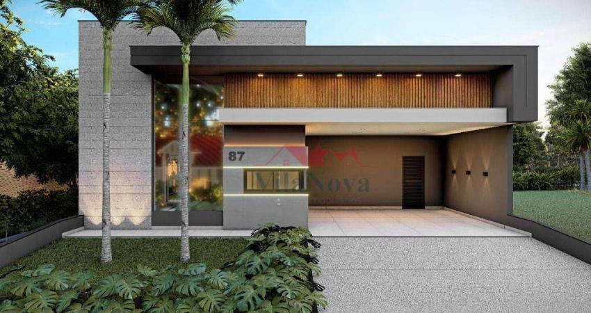 Casa com 3 dormitórios à venda, 194 m² por R$ 1.790.000,00 - Condomínio London Park - Indaiatuba/SP
