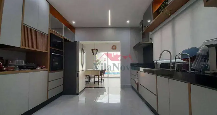 Casa térrea à venda com 3 amplas suítes, piscina, área gourmet e 4 vagas – esplanada ii – indaiatuba/sp!