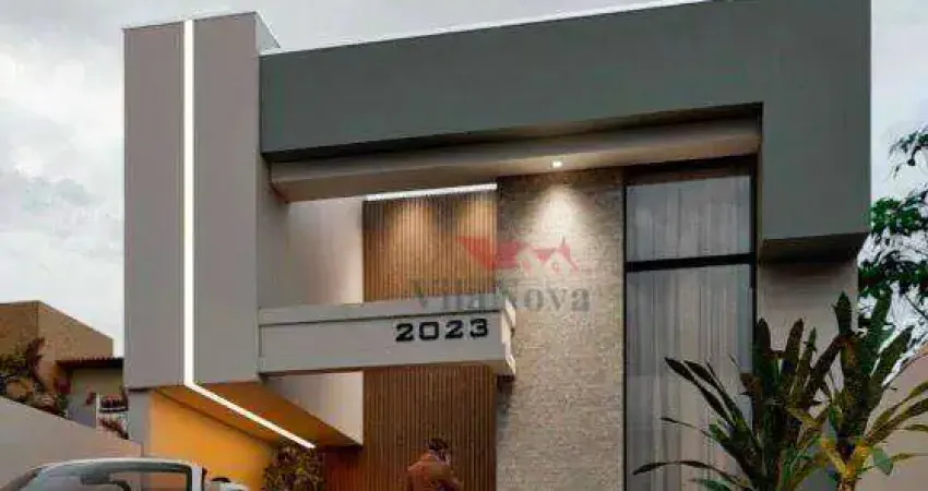 Casa com 3 dormitórios à venda, 108 m² por r$ 850.000 - condomínio guarujá - salto/sp