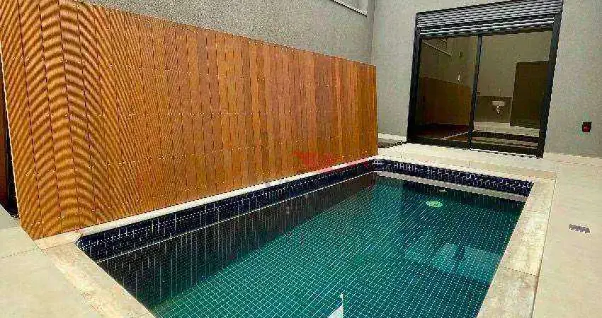 Casa com piscina e 3 dormitórios à venda, 108 m² por R$ 850.000 - Condomínio Guarujá - Salto/SP