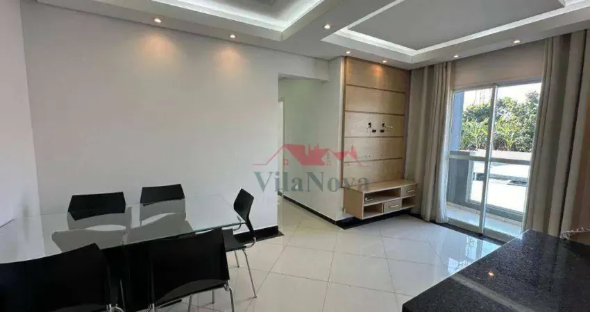 Apartamento com 3 dormitórios à venda, 54 m² por r$ 498.000,00 - condomínio residencial grand ville - indaiatuba/sp