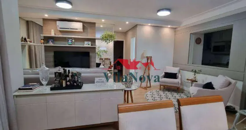 Apartamento à venda, 93 m² por r$ 750.000,00 - edifício viva vista - indaiatuba/sp