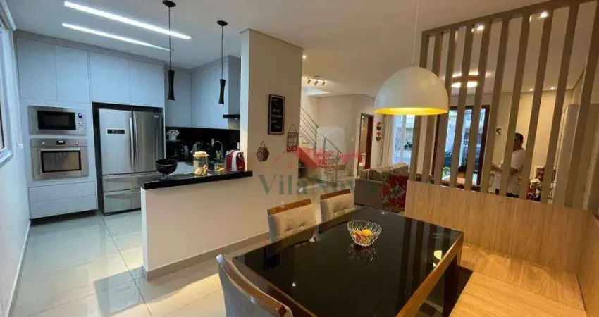 Casa com 3 dormitórios à venda, 160 m² por r$ 1.350.000,00 - jardim park real - indaiatuba/sp