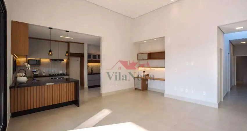 Casa com 3 dormitórios, sendo 1 suíte à venda, 133 m² por r$ 1.230.000 - loteamento park gran reserve - indaiatuba/sp