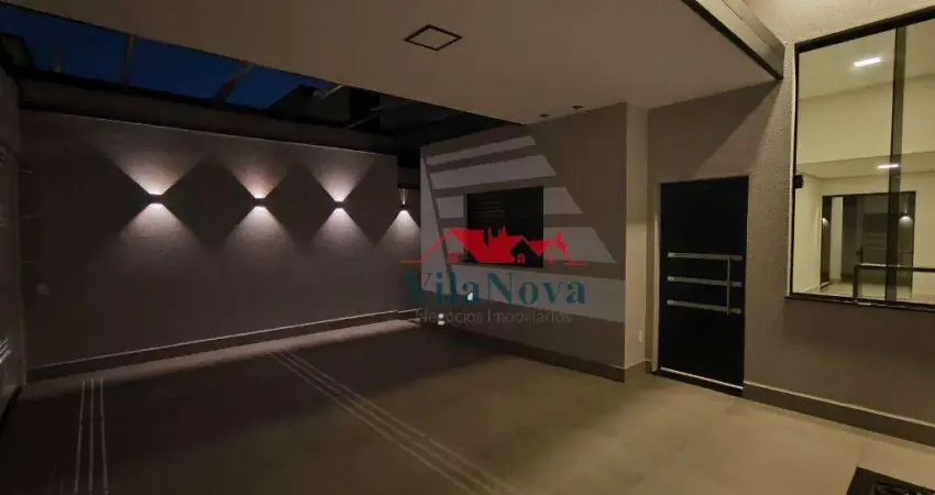 Casa à venda com 2 quartos sendo uma suíte, quintal com churrasqueira e 2 vagas cobertas no jardim casablanca - indaiatuba - sp!