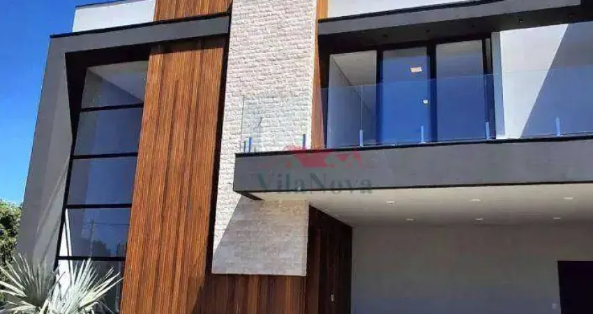 Casa com 4 dormitórios à venda, 299 m² por r$ 2.490.000,00 - condomínio residencial milano - indaiatuba/sp