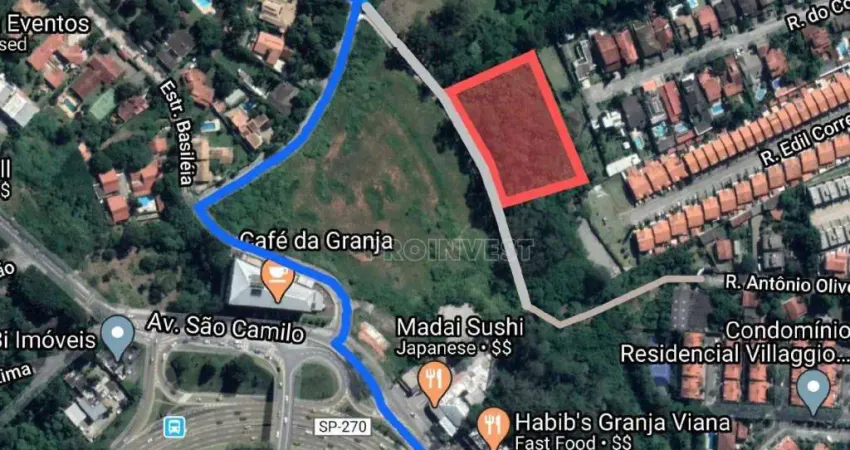 Área à venda, 5936 m² por R$ 7.420.000,00 - Granja Viana - Cotia/SP