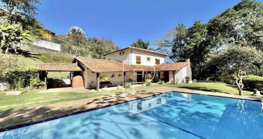 Casa, 478 m² - venda por r$ 1.600.000,00 ou aluguel por r$ 15.000,00/mês - granja viana - embu das artes/sp