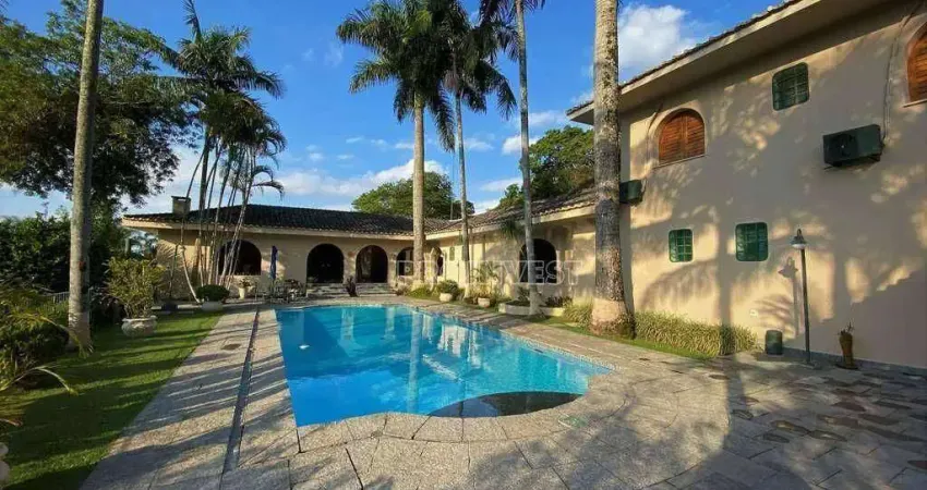 Casa com 5 dormitórios para alugar, 900 m² por r$ 17.000,00/mês - chácara santa lúcia - carapicuíba/sp