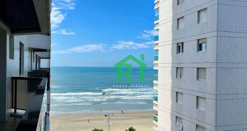 Apartamento Beira Mar, 3 Dormitórios (1 suíte), 1 vaga, Lazer, Jardim Astúrias - Guarujá/SP
