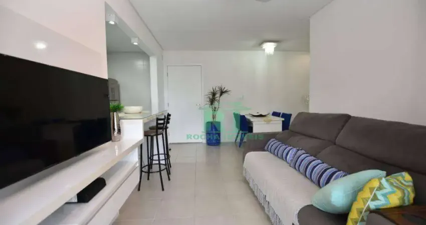 Apartamento com 2 dormitórios à venda, 80 m² por r$ 960.000,00 - pitangueiras - guarujá/sp