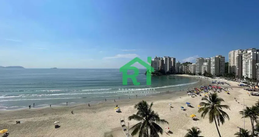 Apartamento à beira mar com 4 dormitórios (4 suítes), 2 vagas, Jardim Astúrias, Guarujá/SP