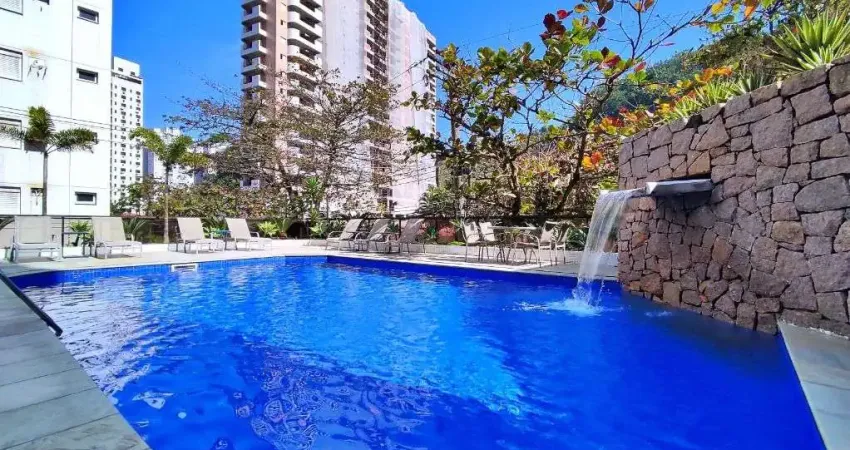 Apartamento à beira mar com 3 quartos (1 suíte), 1 vaga, lazer, à venda em jardim astúrias, guarujá.