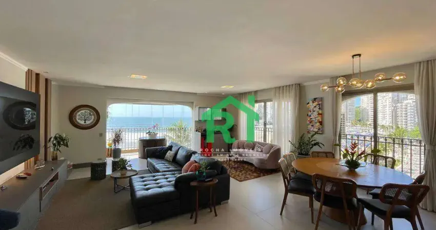 Apartamento Frente Mar, 3 Dormitórios (3 Suítes), 2 Vagas, Área de Lazer, Jardim Astúrias, Guarujá/SP