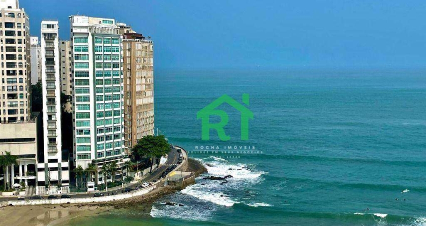 Apartamento Frente Mar, 3 Dormitórios (1 Suíte), 2 Vaga, Pitangueiras, Guarujá/SP