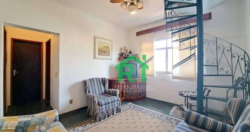 Cobertura Duplex, 3 Dormitórios (1 Suíte), 1 Vaga, Tombo, Guarujá/SP