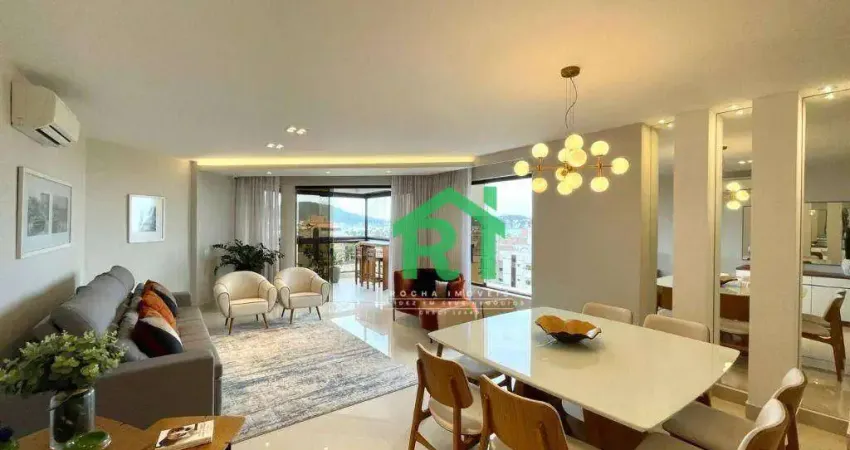 Apartamento Vista para o mar, 3 Dormitórios, (3 suítes) 2 Vagas, Lazer- Enseada-Guarujá/SP