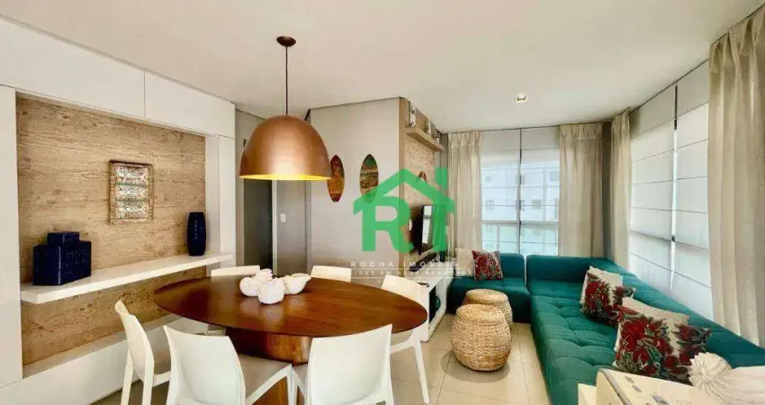 Cobertura Penthouse, 2 Dormitórios (1 Suíte), 2 Vagas, Área de Lazer, Pitangueiras, Guarujá/SP