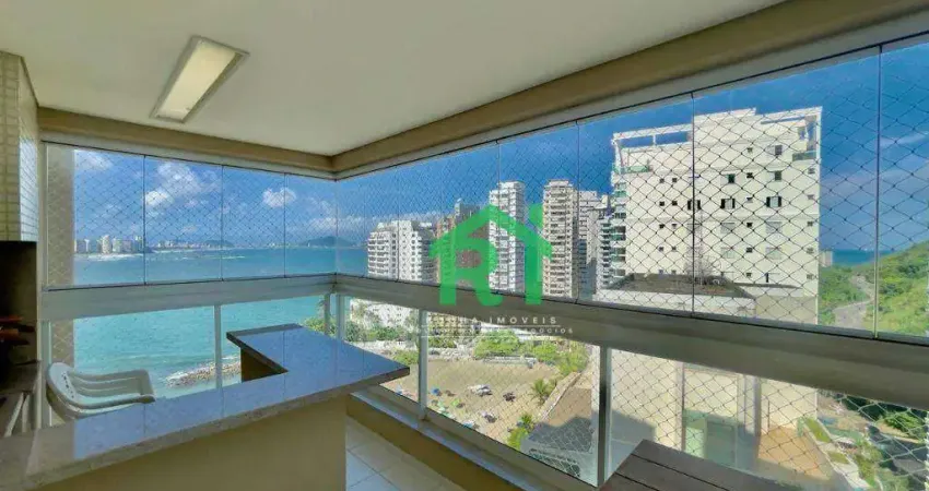 Apartamento frente mar com 3 quartos (1 suíte), 2 vagas e lazer à venda em Jardim Astúrias, Guarujá | Rocha Imóveis Guarujá
