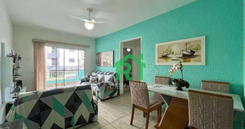 Apartamento com 2 quartos (1 suíte), 1 vaga à venda no tombo, guarujá