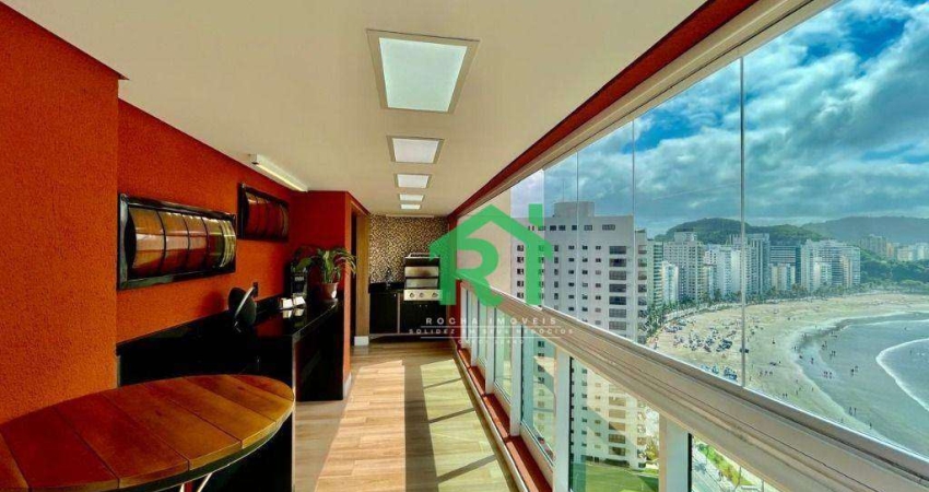 Apartamento com 2 dormitórios à venda, 80 m² por R$ 1.400.000,00 - Jardim Astúrias - Guarujá/SP
