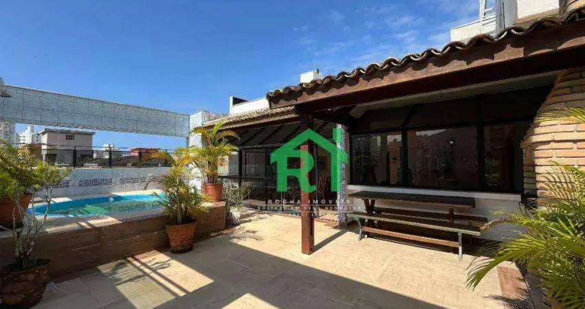 Cobertura com 3 quartos (1 suíte), 2 vagas e lazer à venda em Jardim Astúrias, Guarujá | Rocha Imóveis Guarujá