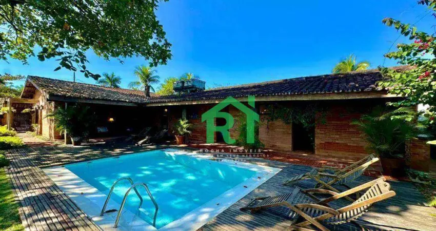 Casa com 4 quartos (4 suítes), 4 vagas e lazer à venda em balneário praia do pernambuco, guarujá