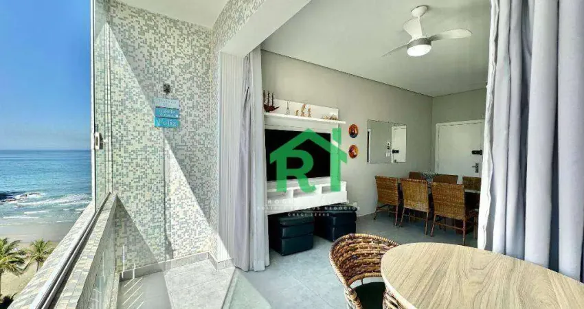 Apartamento com 3 dormitórios, 95 m² - venda por r$ 650.000,00 ou aluguel por r$ 5.500,02/mês - pitangueiras - guarujá/sp