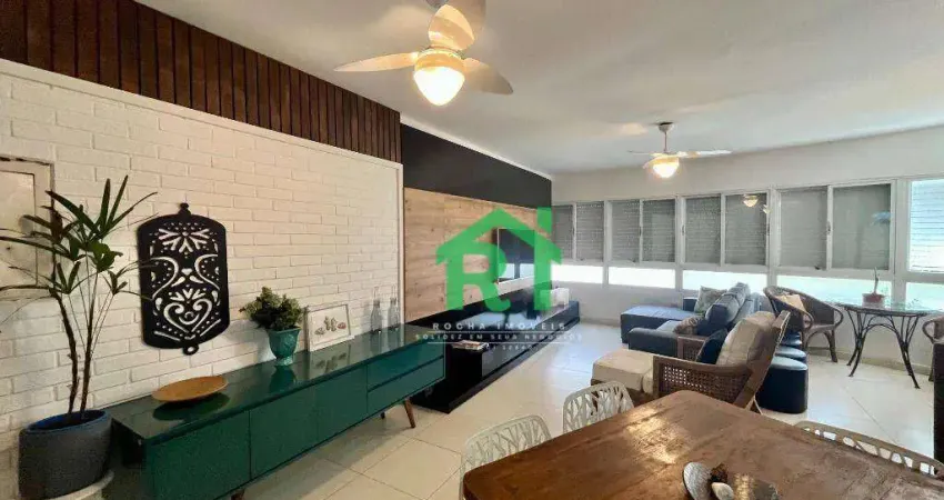 Apartamento Beira Mar, 2 Dormitórios, 1 Vaga, Lazer, Tombo, Guarujá/SP