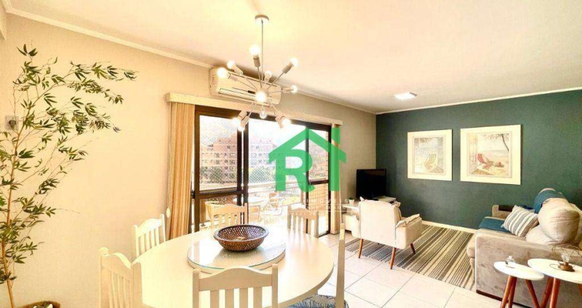 Apartamento com 3 dormitórios,(1 suíte)  1 vaga,  Enseada - Guarujá/SP